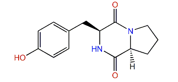 (3S,8aS)-3-(4-Hydroxybenzyl)-hexahydropyrrolo[1,2-a]pyrazine-1,4-dione